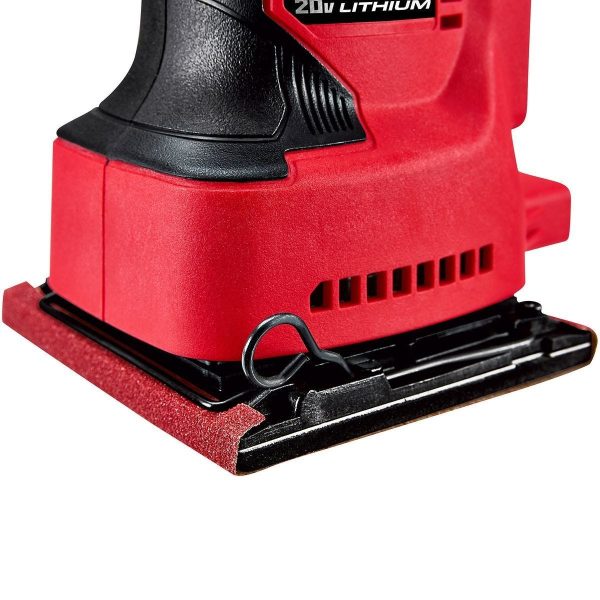 BAUER - Lijadora Orbital Inalámbrica 20V con Bolsa de Polvo - 57471 - Imagen 8