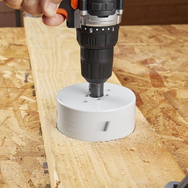 WARRIOR - 3 in. to 4-1/4 in. Bi-Metal Hole Saw Assorted Set, 3-Piece - 57526 - Imagen 7