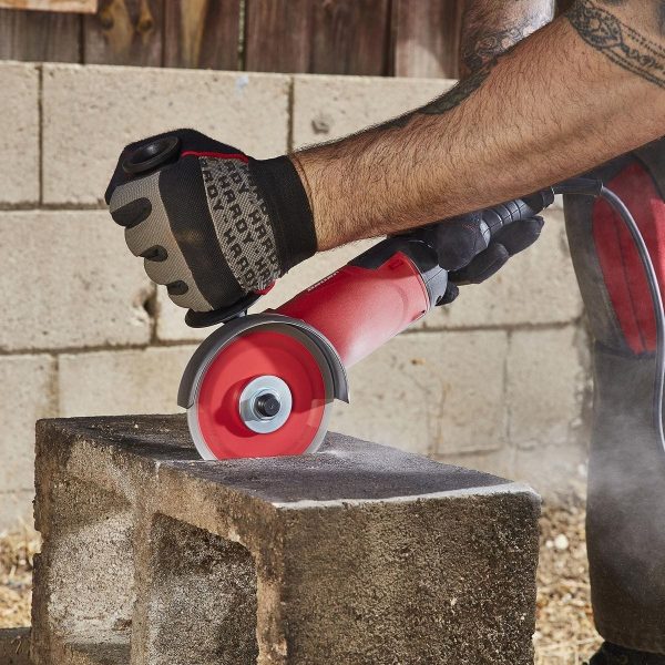 BAUER - 4-1/2 in. Turbo Rim Wet or Dry Cut Diamond Saw Blade - 57534 - Imagen 4