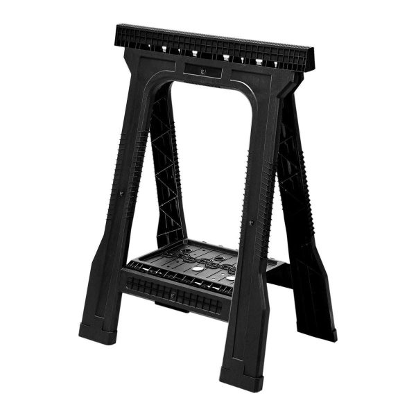 CENTRAL MACHINERY - 32 in. Polypropylene Folding Sawhorse, 500 lb. Capacity - 57561 - Imagen 4