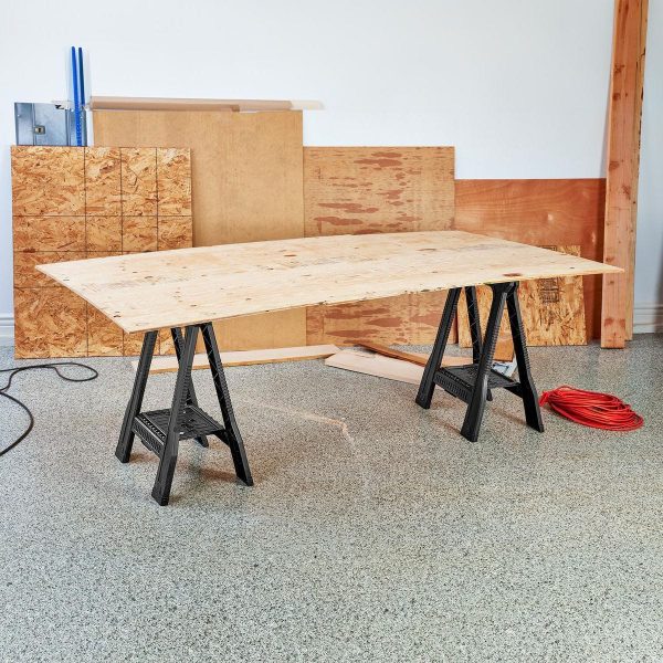 CENTRAL MACHINERY - 32 in. Polypropylene Folding Sawhorse, 500 lb. Capacity - 57561 - Imagen 7
