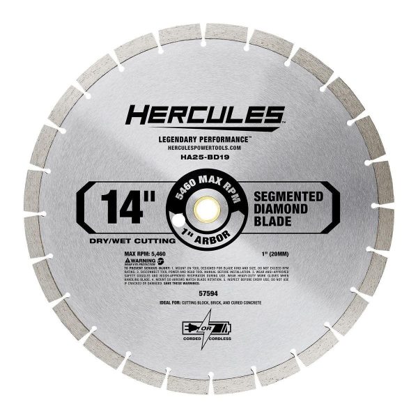 HERCULES - 14 in. Segmented Diamond Blade - 57594 - Imagen 2