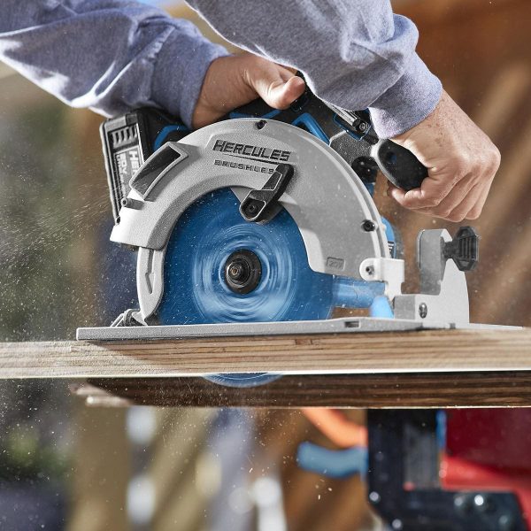 HERCULES - 20V Brushless Cordless, 7-1/4 in. Circular Saw - Tool Only - 57612 - Imagen 10