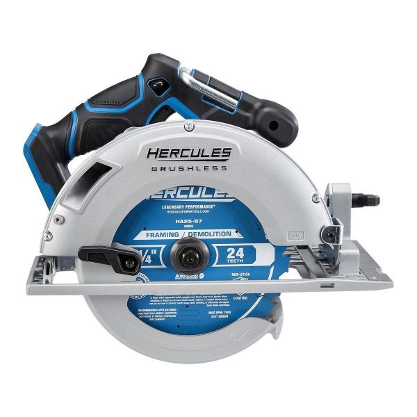 HERCULES - 20V Brushless Cordless, 7-1/4 in. Circular Saw - Tool Only - 57612 - Imagen 2