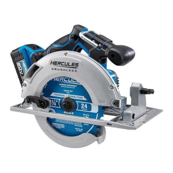 HERCULES - 20V Brushless Cordless, 7-1/4 in. Circular Saw - Tool Only - 57612 - Imagen 4