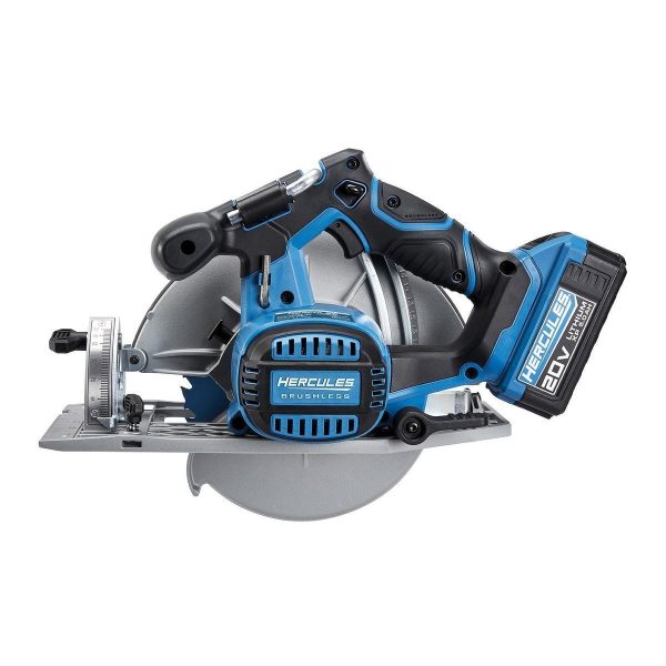 HERCULES - 20V Brushless Cordless, 7-1/4 in. Circular Saw - Tool Only - 57612 - Imagen 5