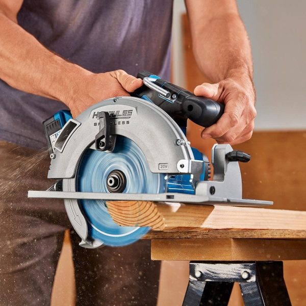 HERCULES - 20V Brushless Cordless, 7-1/4 in. Circular Saw - Tool Only - 57612 - Imagen 7