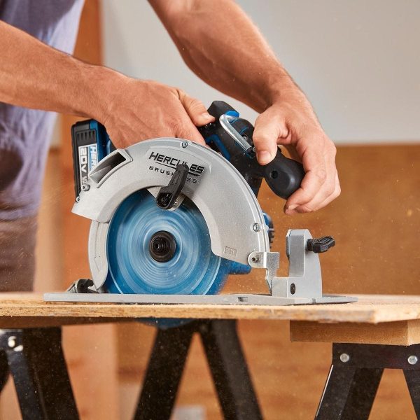 HERCULES - 20V Brushless Cordless, 7-1/4 in. Circular Saw - Tool Only - 57612 - Imagen 8
