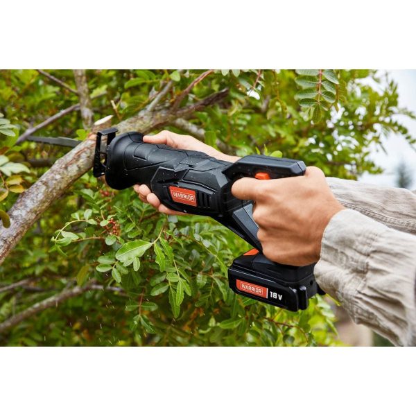 WARRIOR - Sierra Reciprocante Inalámbrica 18V con Batería y Cargador - 57616 - Imagen 6