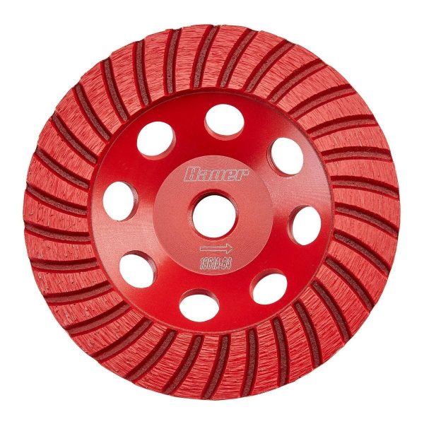 BAUER - 4-1/2 in. Diamond Turbo Cup Wheel - 57624 - Imagen 3
