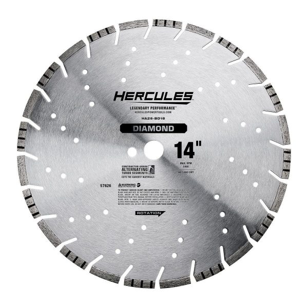 HERCULES - 14 in. All-Cut Combo Diamond Blade - 57626 - Imagen 2