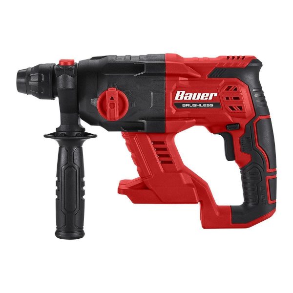 BAUER - 20V Brushless Cordless, 1/2 in. SDS-PLUS Type Rotary Hammer - Tool Only - 57744 - Imagen 3