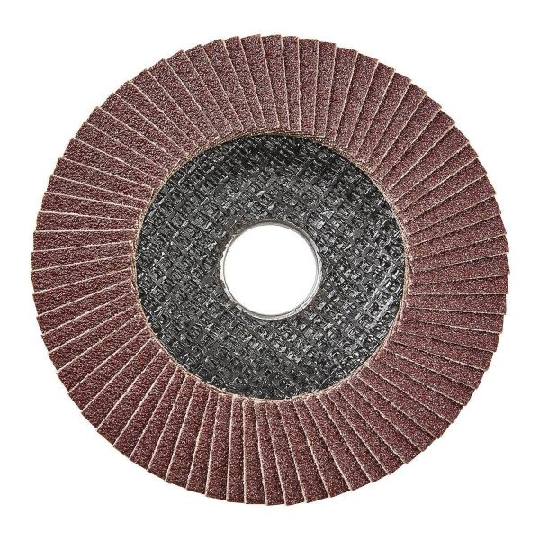 WARRIOR - Disco de Lija Flap 4-1/2 in. x 7/8 in., Grado 60 Tipo 27 con Respaldo de Fibra de Vidrio y Grano de Óxido de Aluminio - 57749 - Imagen 3