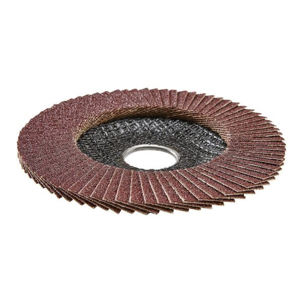 WARRIOR - Disco de Lija Flap 4-1/2 in. x 7/8 in., Grado 60 Tipo 27 con Respaldo de Fibra de Vidrio y Grano de Óxido de Aluminio - 57749 - Imagen 4