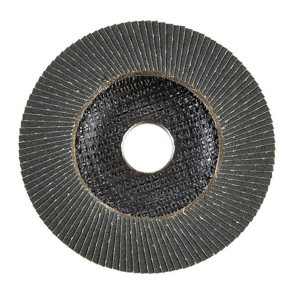 BAUER - Disco de Lija de 4-1/2 in. x 7/8 in., Grano 120, Tipo 27 con Respaldo de Fibra de Vidrio y Grano de Zirconio - 57758 - Imagen 3