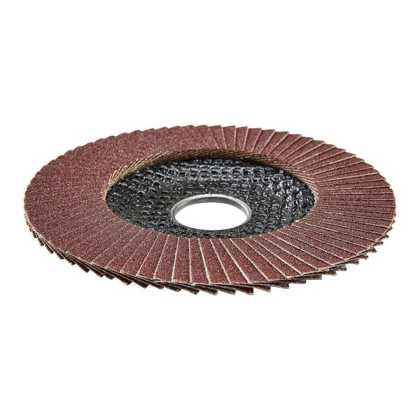 WARRIOR - Disco de Lija Flap 4-1/2 in. x 7/8 in., Grado 120 Tipo 27 con Respaldo de Fibra de Vidrio y Grano de Óxido de Aluminio - 57759 - Imagen 4