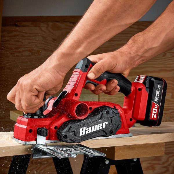 BAUER - 20V Cordless, 3-1/4 in. Planer - Tool Only - 57777 - Imagen 7