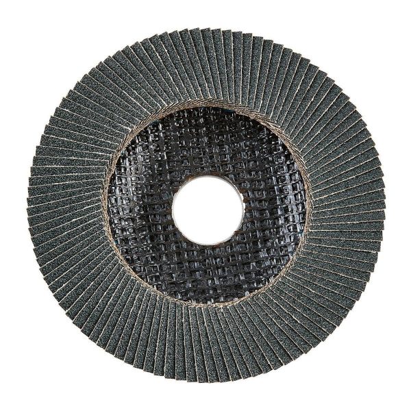 BAUER - Disco de Lijado 4-1/2 in. x 7/8 in., Grano 80, Tipo 27 con Respaldo de Fibra de Vidrio y Grano de Zirconio - 57797 - Imagen 3