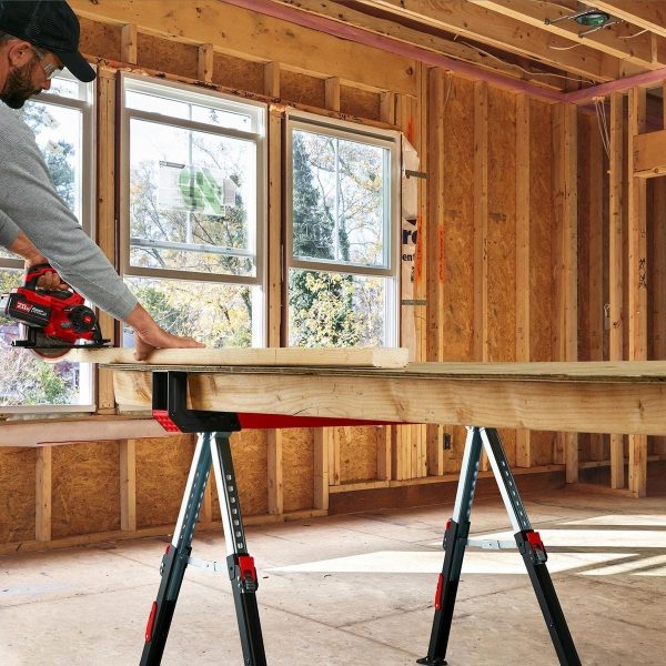 BAUER - 32 in. Steel Adjustable Sawhorse, 1300 lb. Capacity - 57807 - Imagen 9