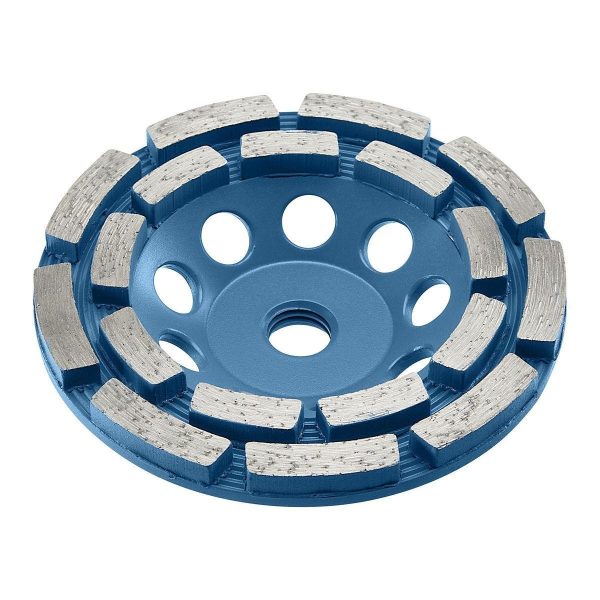 HERCULES - 4-1/2 in. Double-Row Segmented Diamond Cup Wheel - 57816 - Imagen 4
