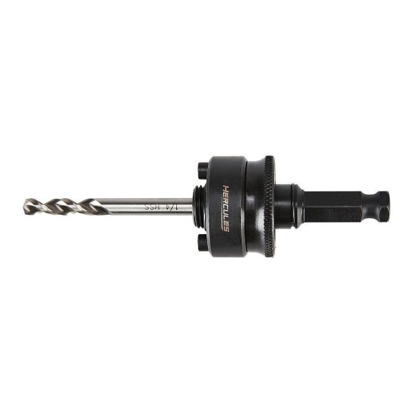 HERCULES - 7/16 in. Universal Quick-Change Hole Saw Arbor Fits 1-1/4 in. and Larger Hole Saws - 57940 - Imagen 2