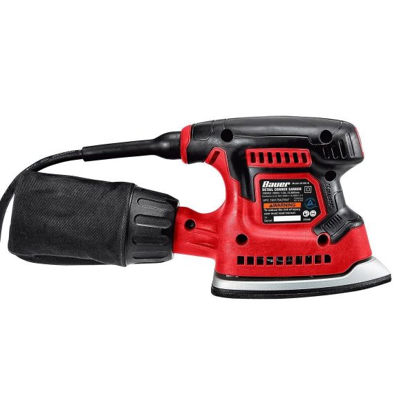 BAUER - 1.2 Amp Corner/Detail Sander with Sealed On/Off Switch - 57946 - Imagen 3
