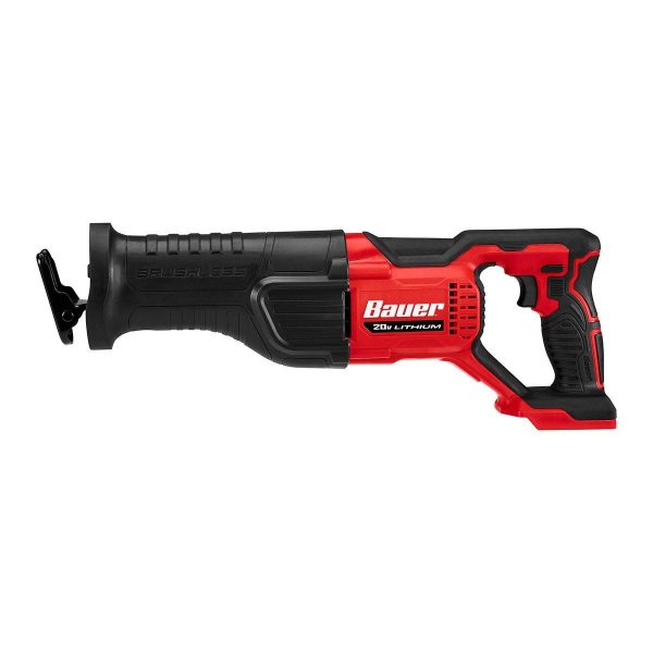 BAUER - Sierra Reciprocante Inalámbrica Sin Escobillas 20V - Solo Herramienta - 58075 - Imagen 4