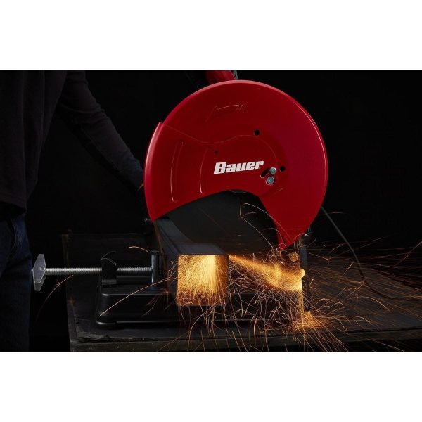 BAUER - Sierra Abrasiva de Corte de 14 pulgadas, 15 Amp, 3.8 HP - 58091 - Imagen 11