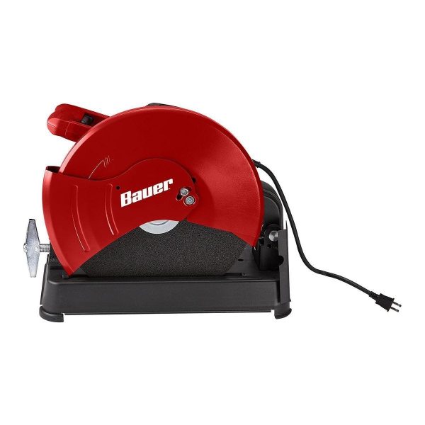 BAUER - Sierra Abrasiva de Corte de 14 pulgadas, 15 Amp, 3.8 HP - 58091 - Imagen 5