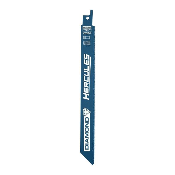 HERCULES - 8 in. Diamond Grit Reciprocating Saw Blade - 58109