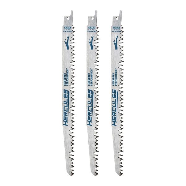 HERCULES - 9 in., 5 TPI Reciprocating Saw Pruning Blades, 3-Pack - 58110 - Imagen 2