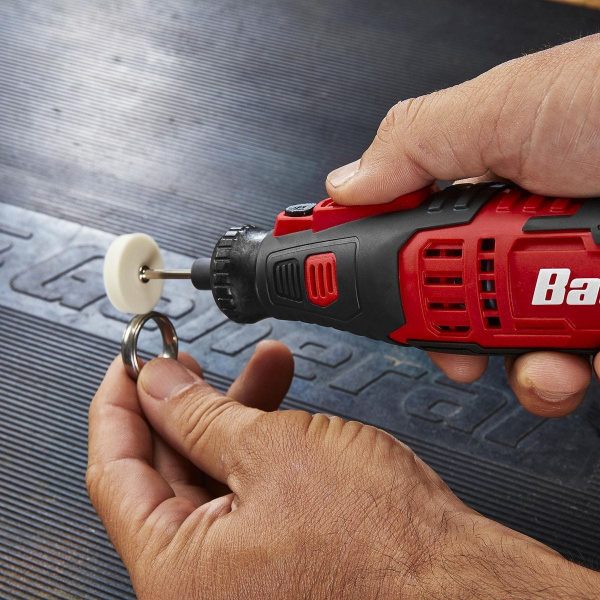 BAUER - 8V Cordless Variable-Speed Rotary Tool Kit, 40-Piece - 58162 - Imagen 11