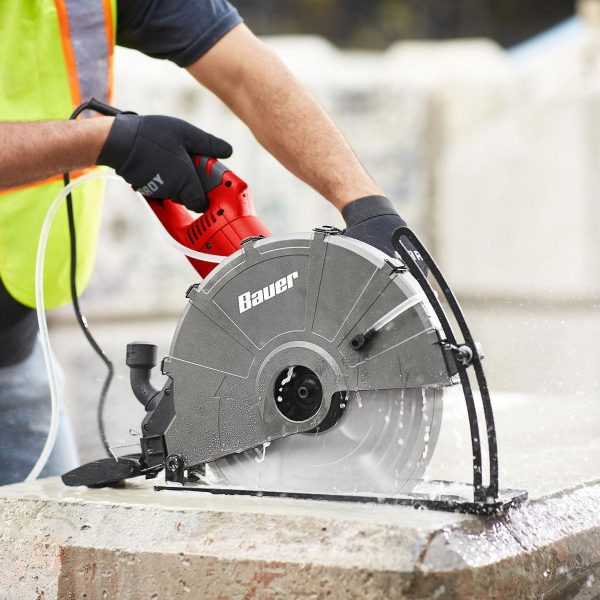 BAUER - 15 Amp, 14 in. Portable Concrete Pull Saw - 58215 - Imagen 12