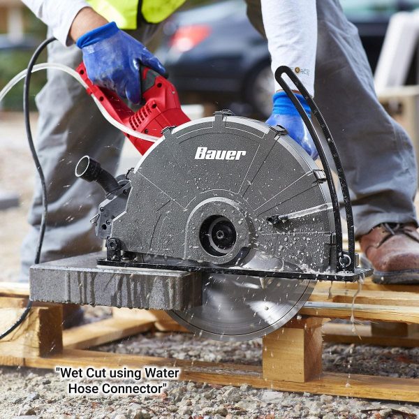 BAUER - 15 Amp, 14 in. Portable Concrete Pull Saw - 58215 - Imagen 14