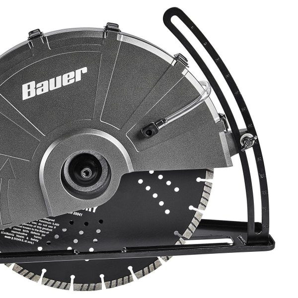 BAUER - 15 Amp, 14 in. Portable Concrete Pull Saw - 58215 - Imagen 4