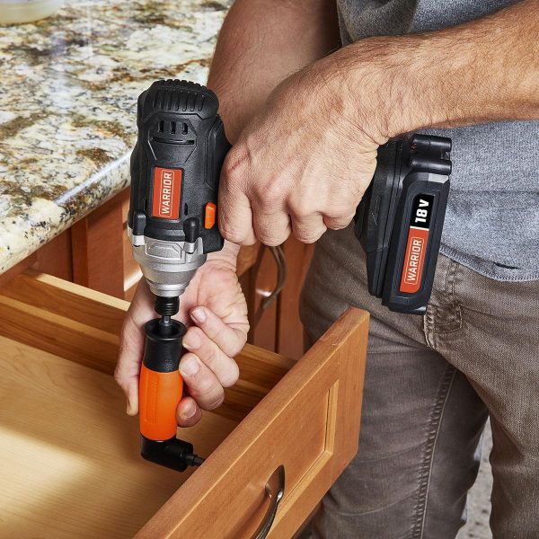 WARRIOR - Right-Angle Magnetic Bit Holder Drill and Driver Attachment - 58223 - Imagen 6