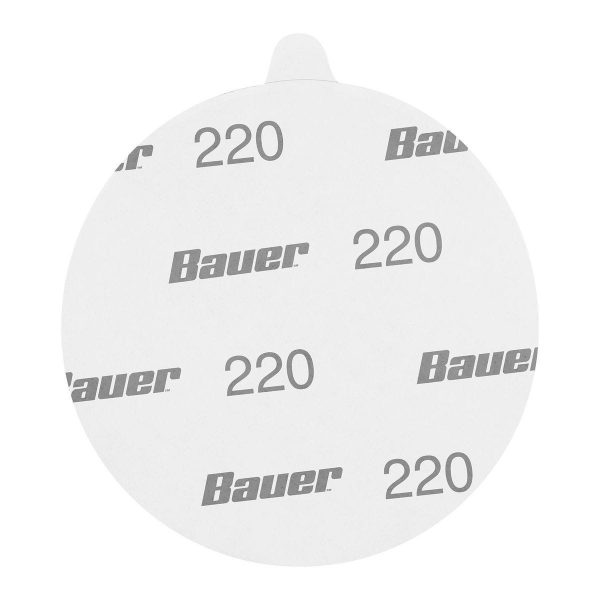 BAUER - 6 in., Discos de Lijado PSA con Grano de Alúmina de Circonio de 220 Grit, Paquete de 50 - 58245 - Imagen 5