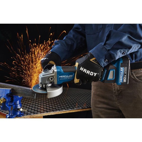 HERCULES - 20V Brushless Cordless, 4-1/2 in./5 in. Paddle Switch Angle Grinder - Tool Only - 58260 - Imagen 11