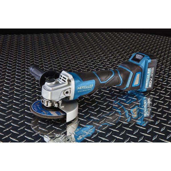 HERCULES - 20V Brushless Cordless, 4-1/2 in./5 in. Paddle Switch Angle Grinder - Tool Only - 58260 - Imagen 12
