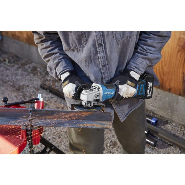 HERCULES - 20V Brushless Cordless, 4-1/2 in./5 in. Paddle Switch Angle Grinder - Tool Only - 58260 - Imagen 16