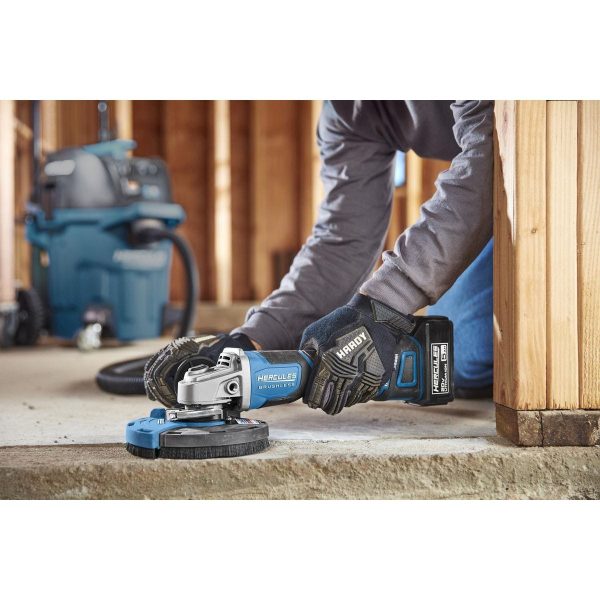 HERCULES - 20V Brushless Cordless, 4-1/2 in./5 in. Paddle Switch Angle Grinder - Tool Only - 58260 - Imagen 17