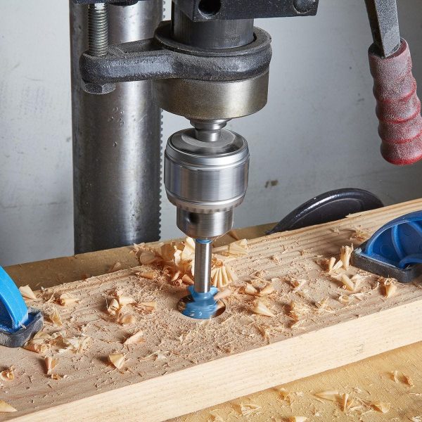 HERCULES - 1/4 in. to 1-3/8 in. Carbide-Tipped Forstner Drill Bit Set with 3/8 in. Shanks, 8-Piece - 58271 - Imagen 5