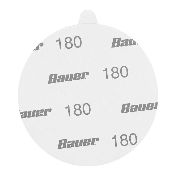 BAUER - 6 in., 180-Grit PSA Sanding Discs with Zirconia Alumina Grain, 5-Pack - 58277 - Imagen 5