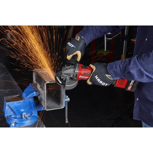 BAUER - 20V Brushless Cordless, 4-1/2 in. Slide Switch Angle Grinder - Tool Only - 58308 - Imagen 9