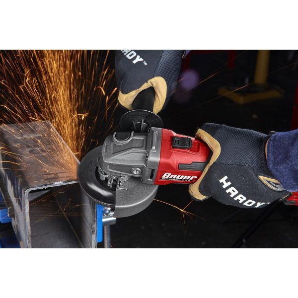 BAUER - 20V Brushless Cordless, 4-1/2 in. Slide Switch Angle Grinder - Tool Only - 58308 - Imagen 10