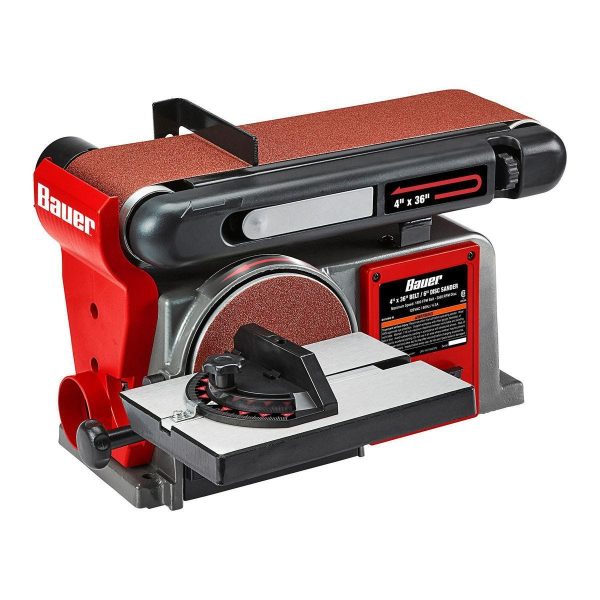 BAUER - 4 in. x 36 in. Belt and 6 in. Disc Sander - 58339 - Imagen 6