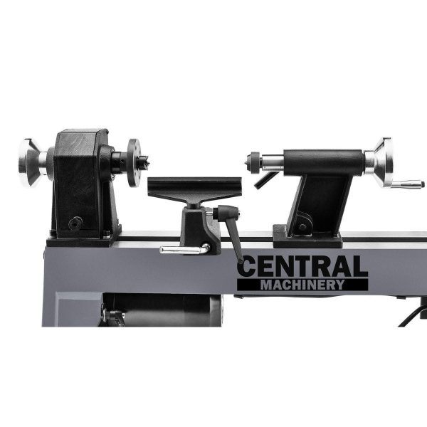 CENTRAL MACHINERY - 10 in. x 18 in., 5-Speed, 1/2 HP Benchtop Wood Lathe - 58358 - Imagen 3