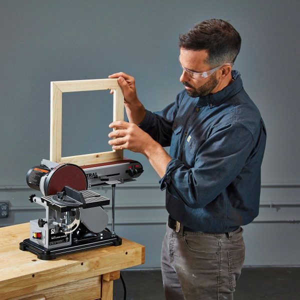 CENTRAL MACHINERY - 4 in. x 36 in. Belt and 6 in. Disc Sander - 58360 - Imagen 9