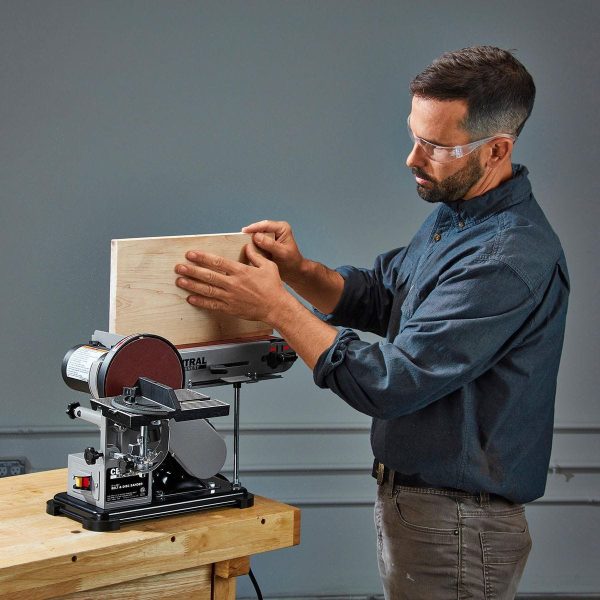 CENTRAL MACHINERY - 4 in. x 36 in. Belt and 6 in. Disc Sander - 58360 - Imagen 8
