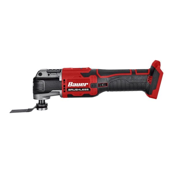 BAUER - Herramienta Oscilante Inalámbrica Sin Escobillas de 20V con Velocidad Variable - Solo Herramienta - 58379 - Imagen 3